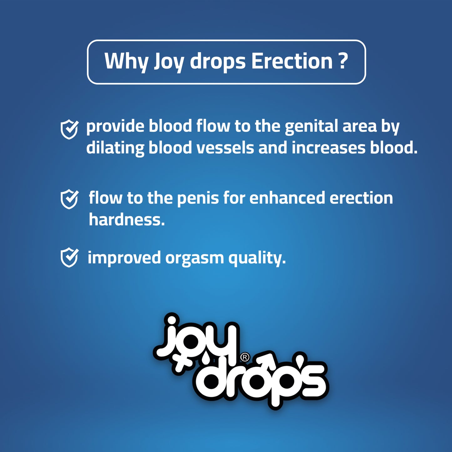 JoyDrops Erection